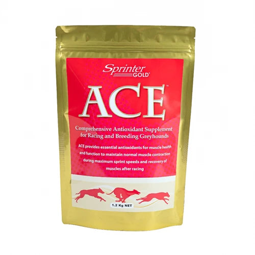 Sprinter Gold Ace 1.2kg Premium Antioxidant Supplement For Greyhounds