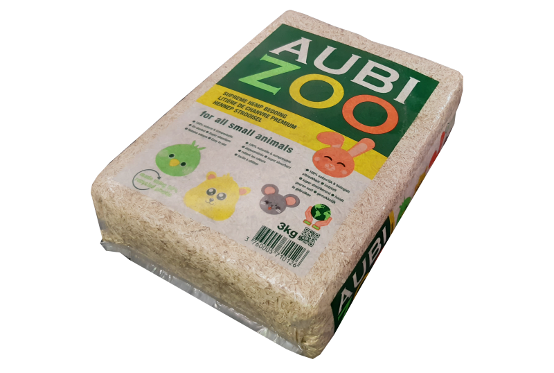 AubiZoo Hemp Bedding 3kg