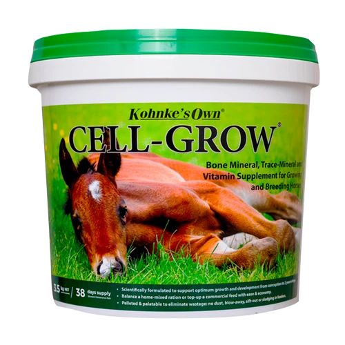 Kohnke's Own Cell Grow. 3.5kg Vitamin & Mineral Supplement For Growing & Breeding Horses