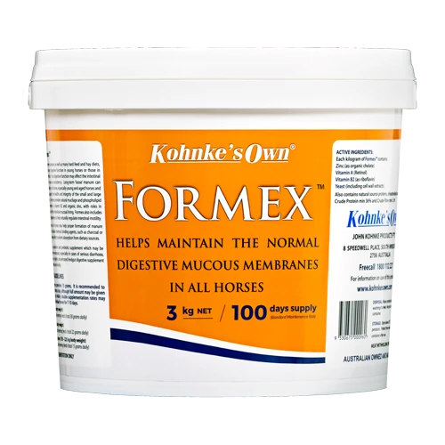 Kohnke's Own Formex. 3kg Digestive Supplement for Horses