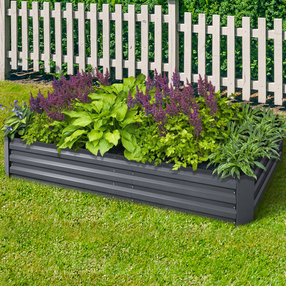 Greenfingers 2x Garden Bed 210x90cm Planter Box Raised