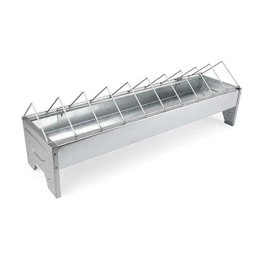Poultry Galvanised Feed Trough 50cm