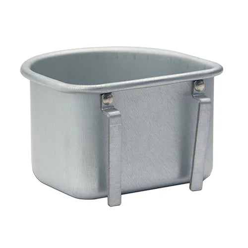 Galvanised D Feeder With Hooks - 8cm