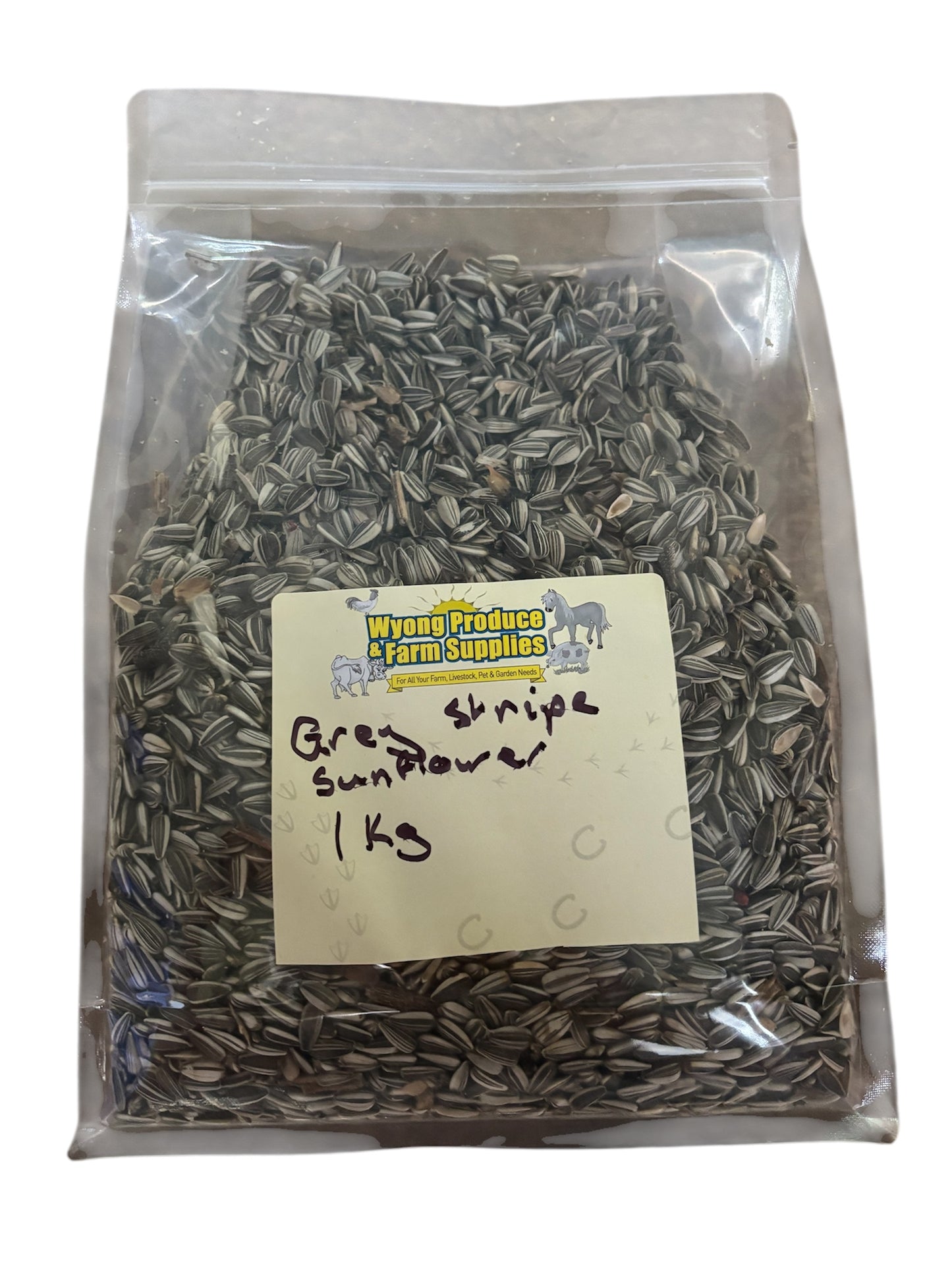 Grey Stripe Sunflower Seed 1kg
