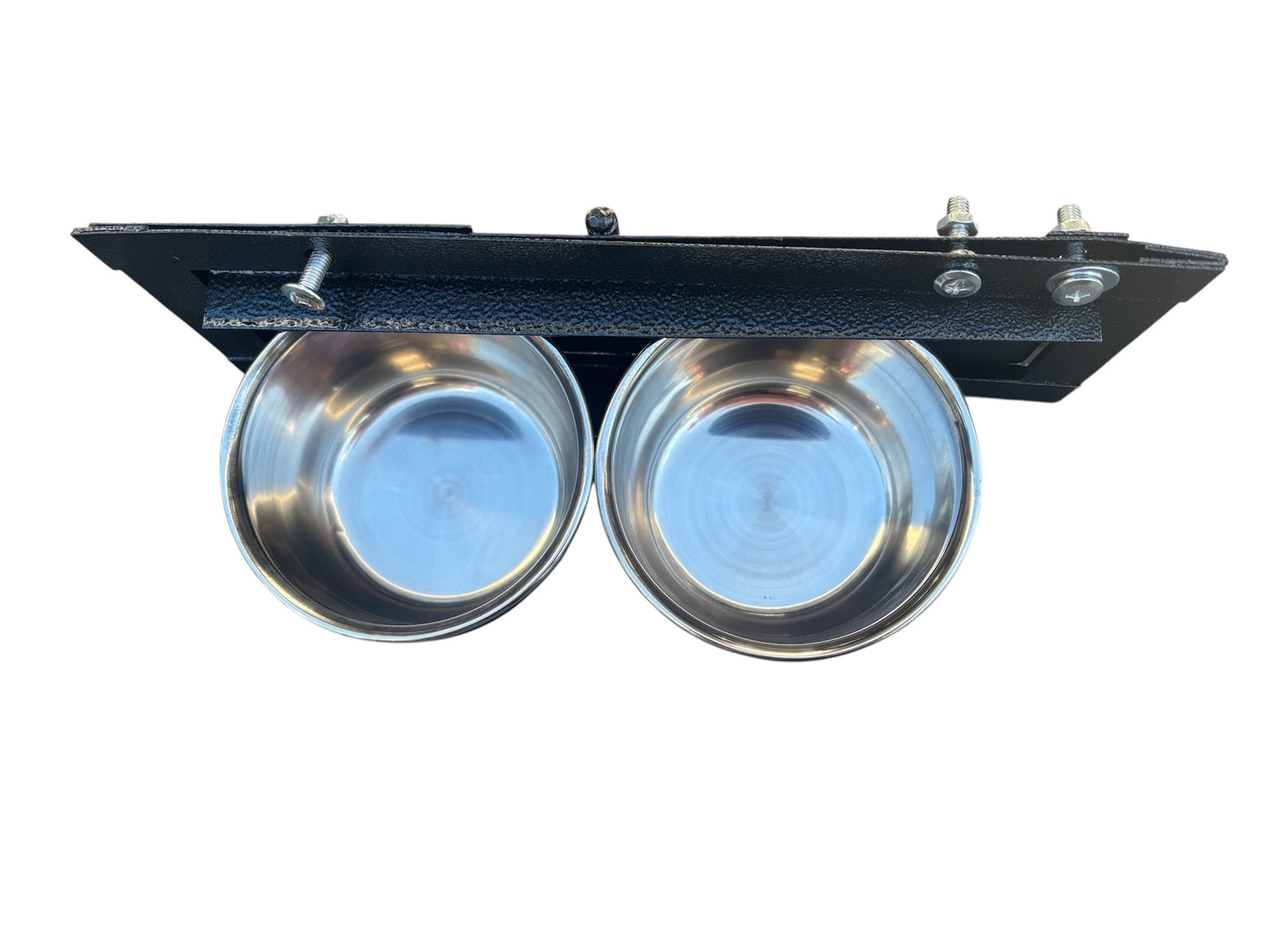 Revolving Bird Feeder With Metal Bowls - 10cm Diameter