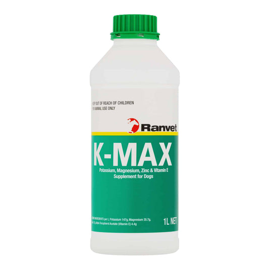 Ranvet K-Max 1L For Greyhounds Supplement For Dogs