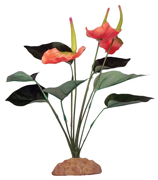 KOM Anthurium Bush 29cm Artificial Plant