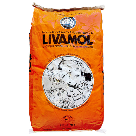 Livamol 20kg A Blend Of Proteins, Energy & Oils Formulated To Improve Coat Condition In All Animals