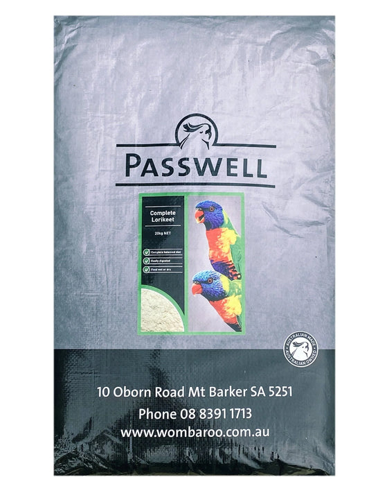 Passwell Complete Lorikeet Dry 20kg