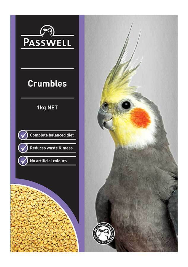 Passwell Crumbles 1kg Balanced Diet For Small Birds
