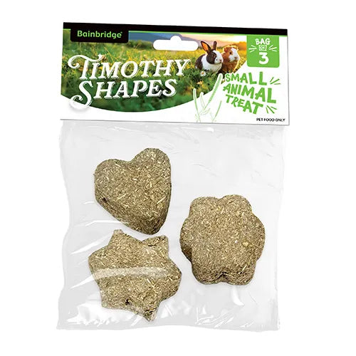 Small Animal Treats - Timothy Shapes