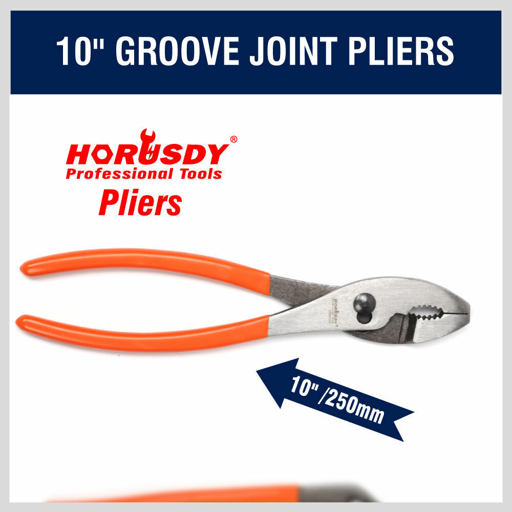 Pliers Set 5 Piece Diagonal Linesman Long Nose Groove Joint Slip Joint Pliers