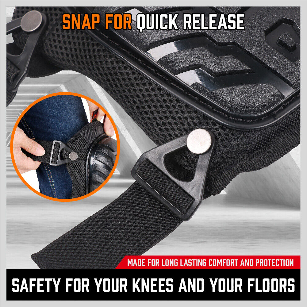 Knee Pads Work Safety Senior Gel Cushion High Density Foam Padding Pair