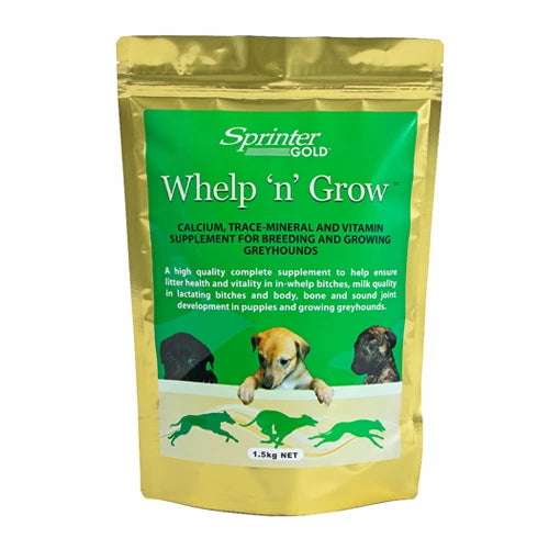 Sprinter Gold Whelp N Grow 1.5kg Vitamin And Mineral Supplement For Breeding And Growing Greyhounds