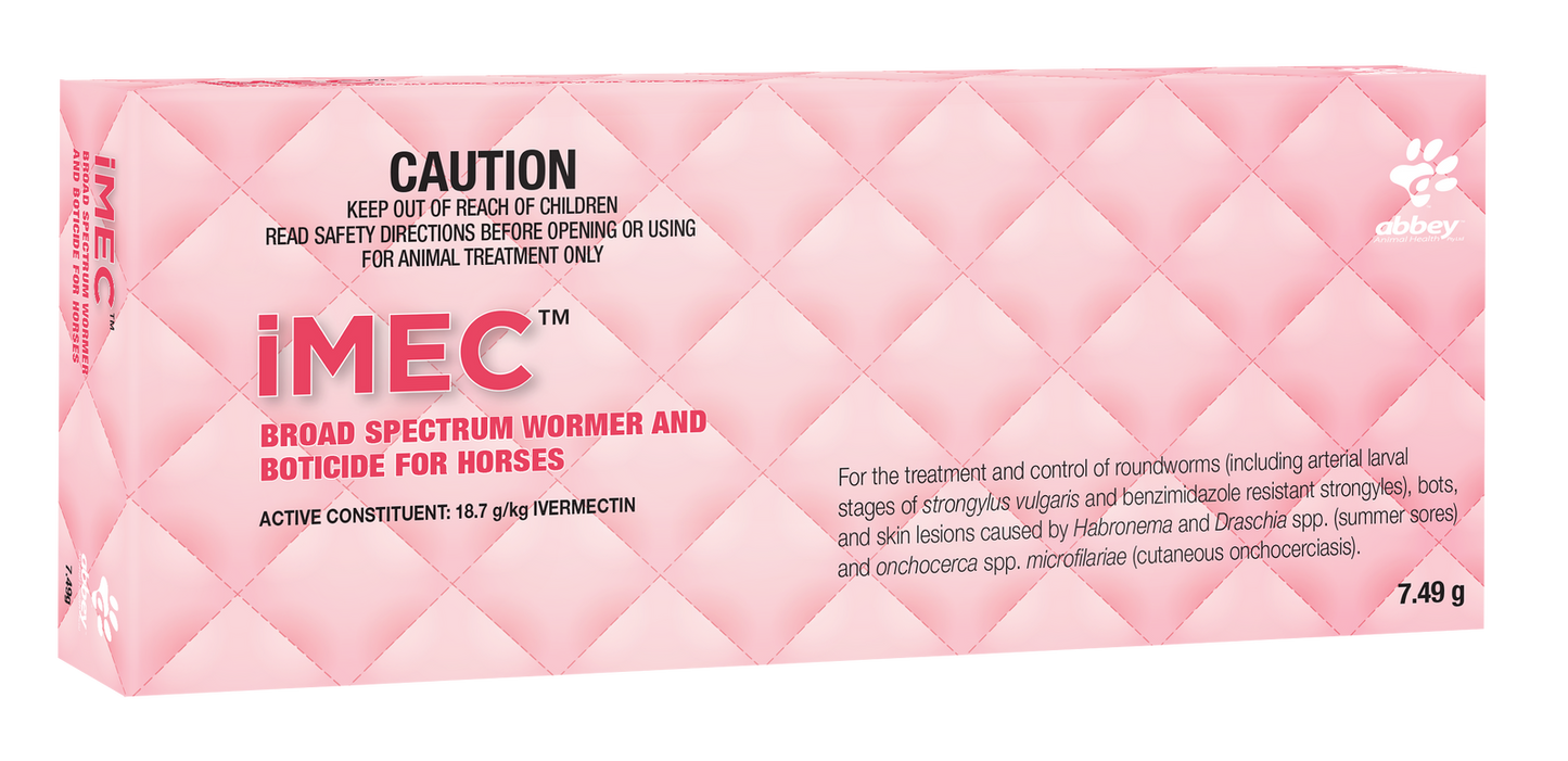 Abbey iMec Worm Paste For Horses 7.49g