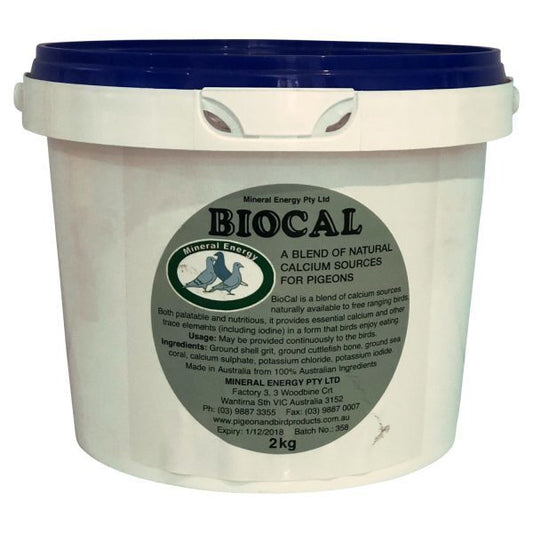 BioCal for Pigeons 2kg Natural Calcium Source