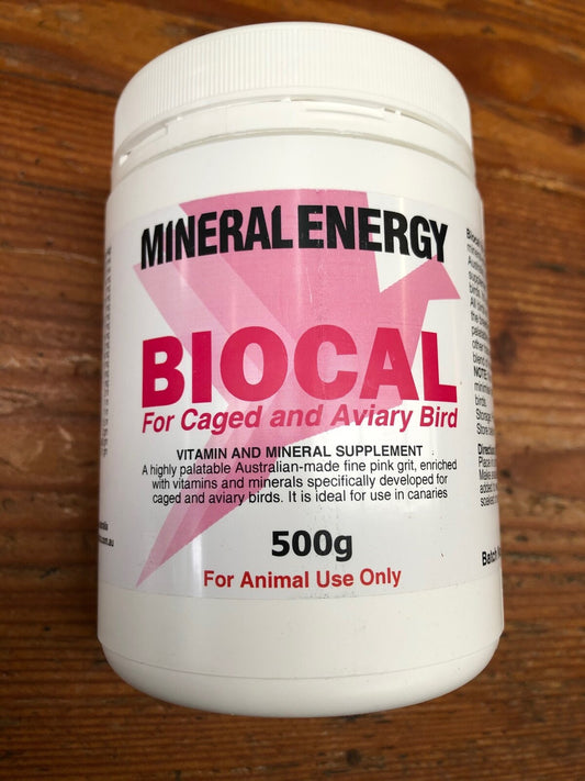 Biocal 500g Vitamin and Mineral Supplement For Caged & Aviary Birds
