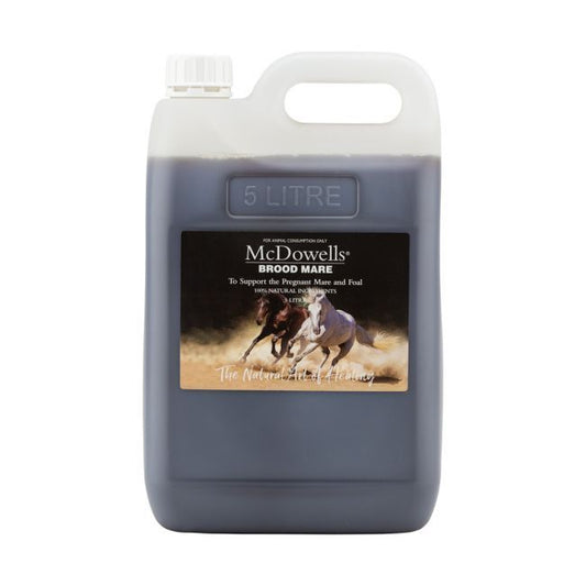 McDowells Herbal Brood Mare 5 Litre Herbal Tonic To Support Pregnant & Lactating Mares