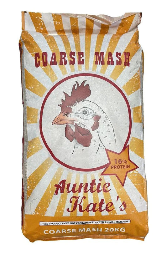Aunty Kates Coarse Layer Mash 20kg Complete Feed For All Poultry