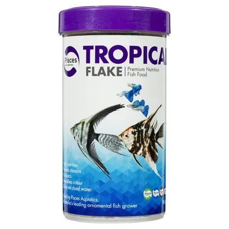 Pisces Laboratories Tropical Fish Food Flake 100g