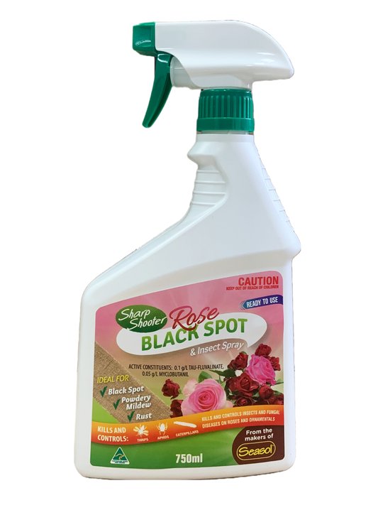 Sharp Shooter Rose Black Spot & Insect Spray 750ml RTU