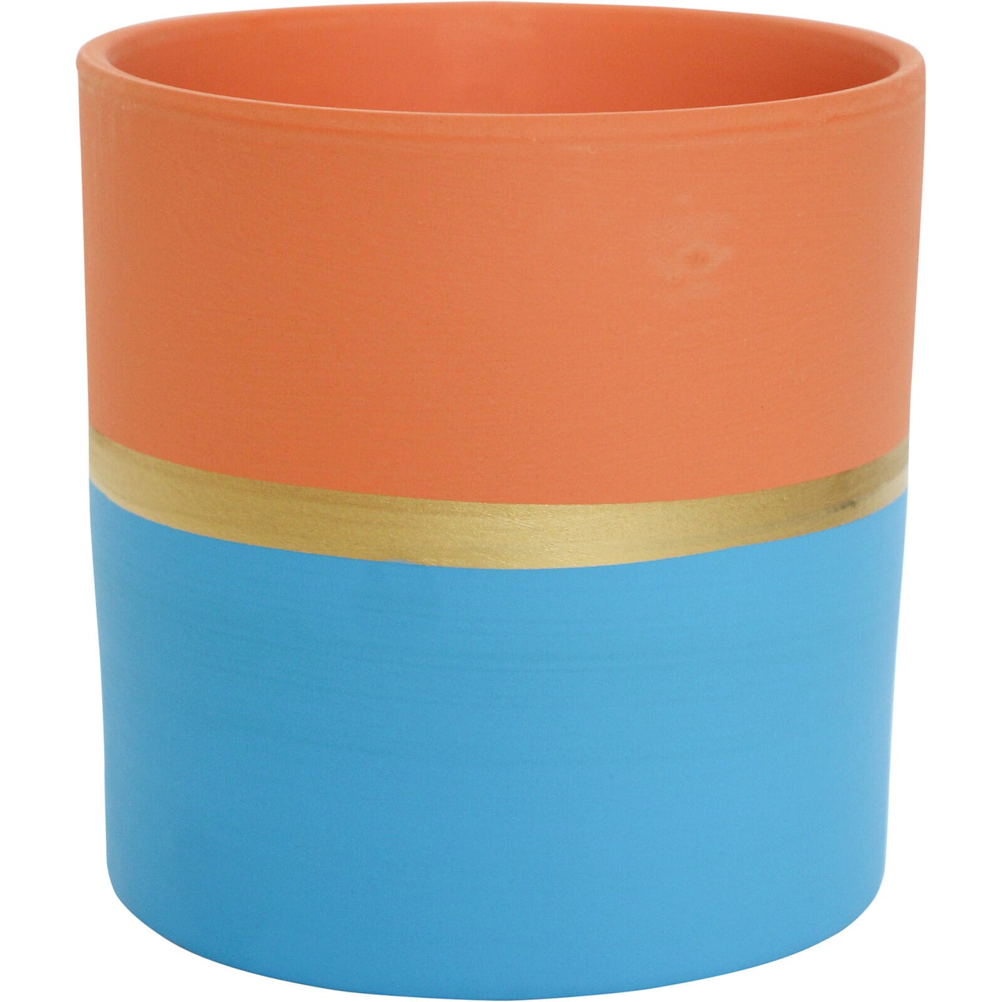 Planter Pot - Navy/Natural