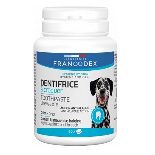 Francodex Chewable Toothpaste For Dogs 20 Tablets