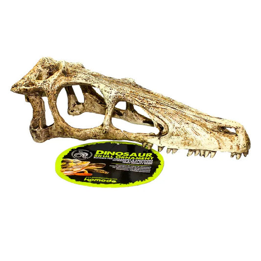 KOM Raptor Skull Small Ornament For Reptile Habitat