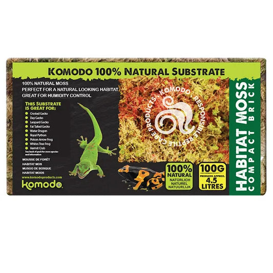 KOM Moss Brick 100g Substrate For Reptiles