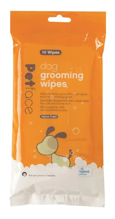 Petface Dog Grooming Wipes 10 Pack