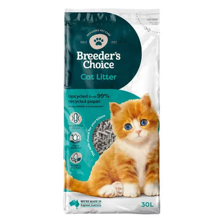 Breeders Choice Cat Litter 30 Litre Bulk Bag