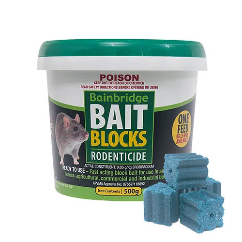 Bainbridge Rodent Bait Blocks 500g
