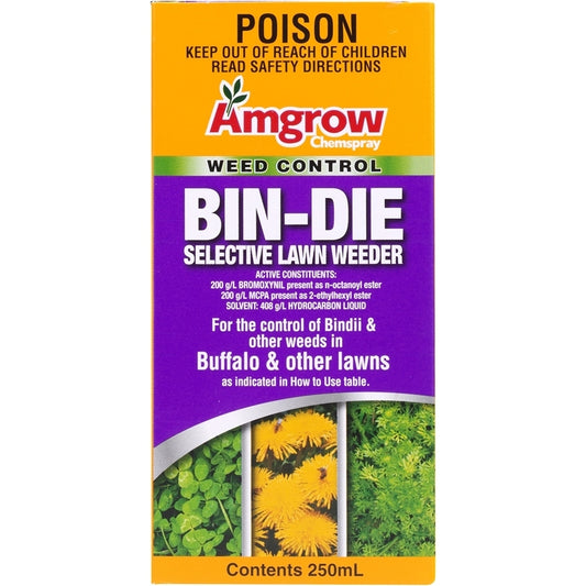 Amgrow Bin-Die 250ml Concentrate Selective Lawn Weeder