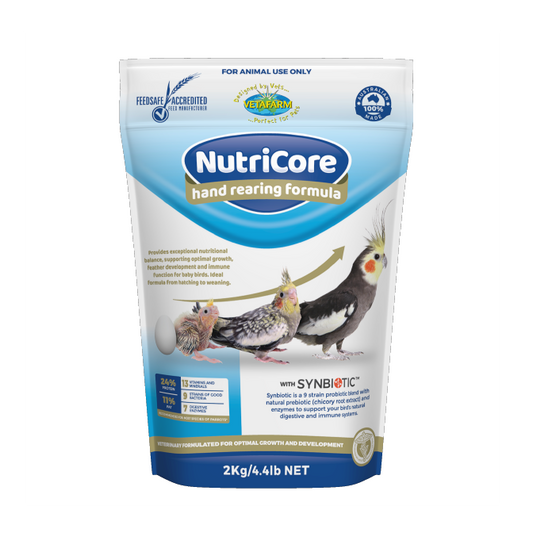 Vetafarm Nutricore 2kg. Nutritional Supplement For Baby Birds