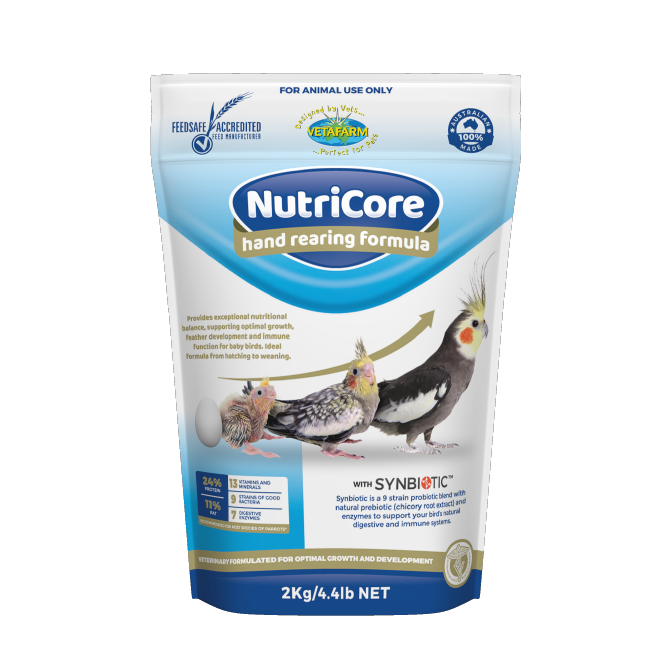 Vetafarm Nutricore 2kg. Nutritional Supplement For Baby Birds