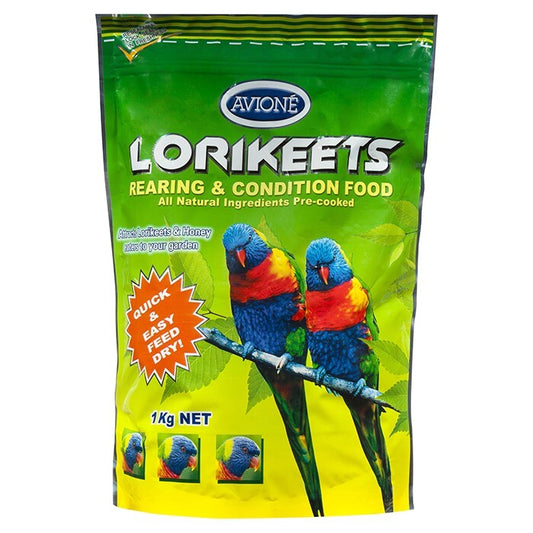 Avione Lorikeets Rearing & Condition Food 500g Dry Mix Food For Lorikeets