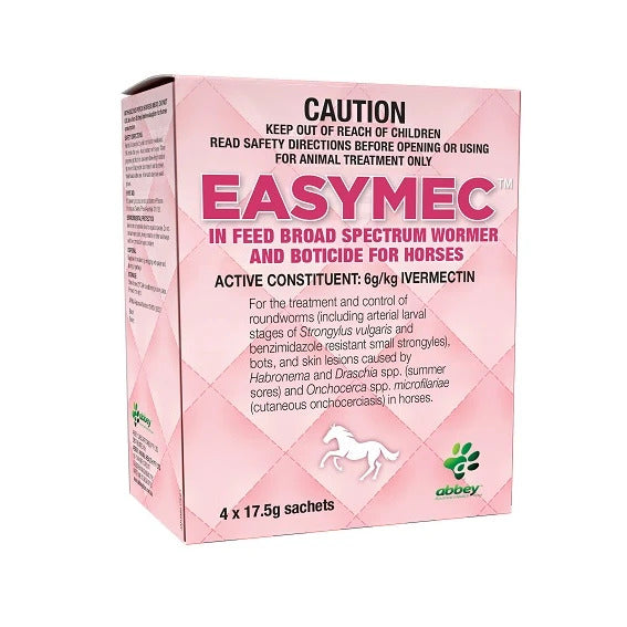 EasyMec In Feed Wormer For Horses 17.5g x 4