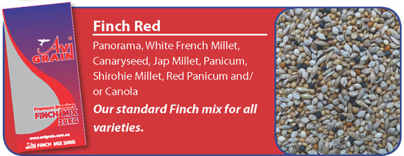 Avigrain Finch Mix Seed Red 20kg