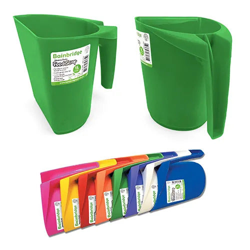 Plastic Feed Scoop 1 Litre - Green
