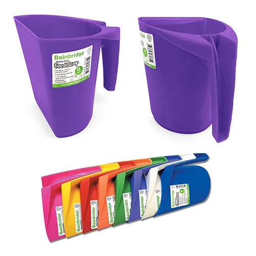 Plastic Feed Scoop 1 Litre - Purple