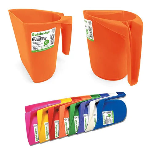 Plastic Feed Scoop 2 Litre - Orange