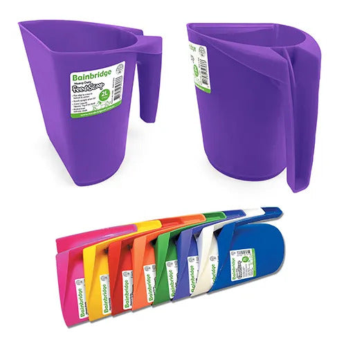 Plastic Feed Scoop 2 Litre - Purple