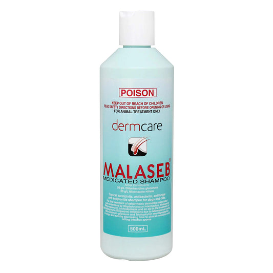 Malaseb 500ml Medicated Shampoo For Dogs & Cats