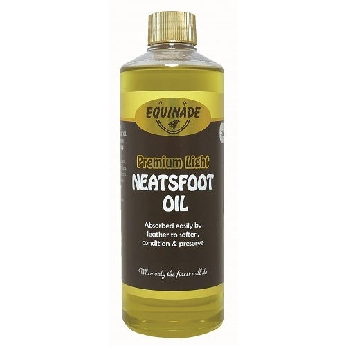 Equinade Premium Light Neatsfoot Oil 500ml Preserves And Conditions Leather