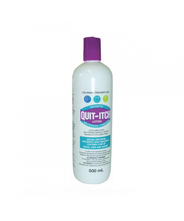 Quit-Itch Lotion 500ml Medicated Lotion To Treat Skin Problems In Animals