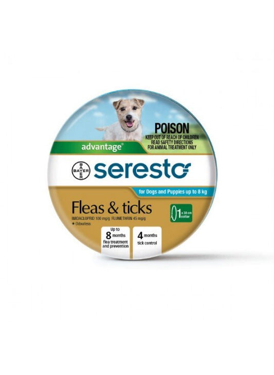 Seresto Flea & Tick Collar For Dogs - Small Under 8kg