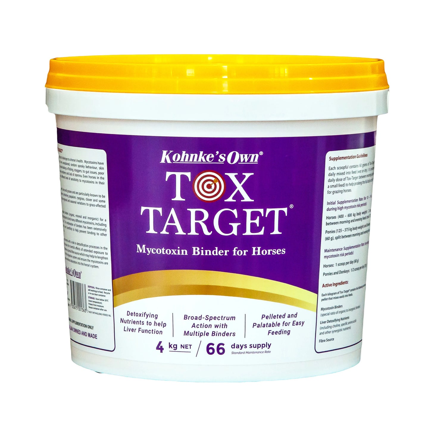 Kohnke's Own Tox Target 4kg Mycotoxin Binder For Horses