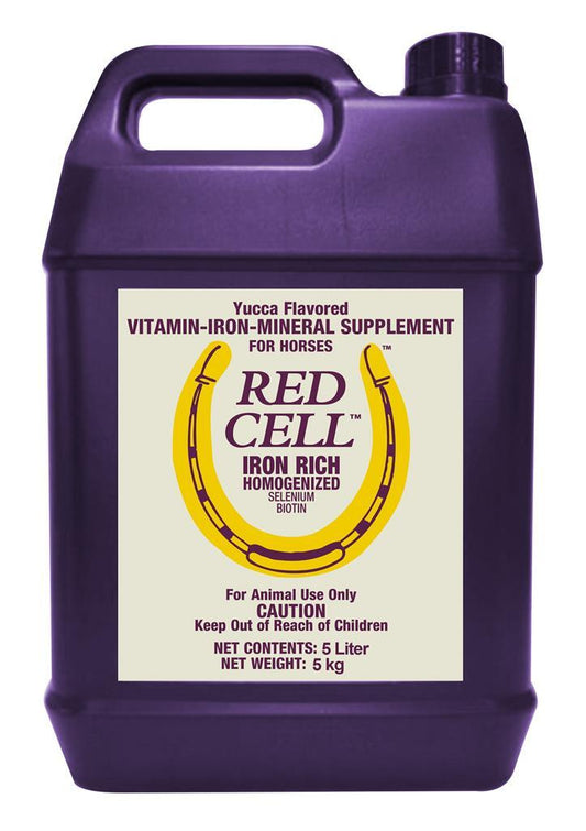 Red Cell Iron Rich Supplement 5 Litre For Horses