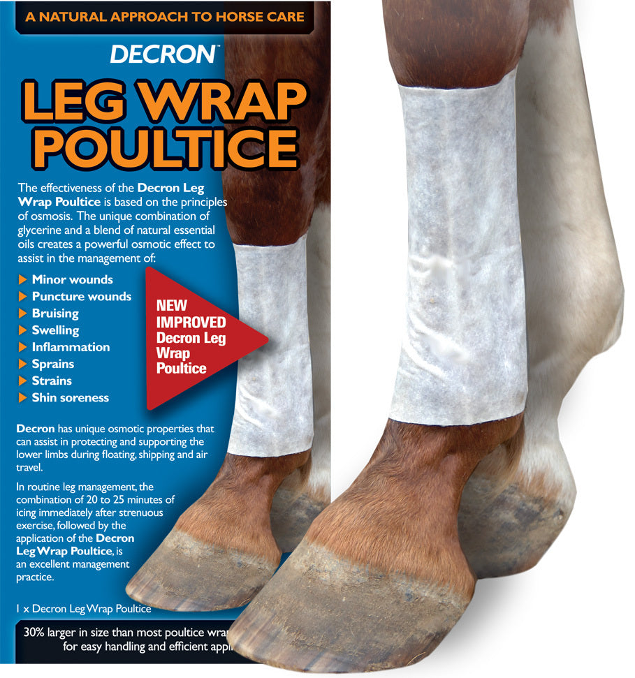 Decron Leg Wrap Poultice For Horses