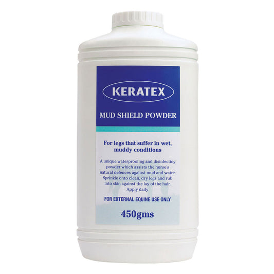 Keratex Mud Shield Powder 450g For Horses Legs In Wet Muddy Conditions